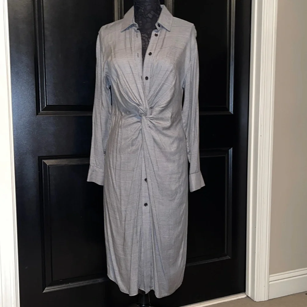 Zara Women Herringbone and Houndstooth Dress - Picture 1 of 4